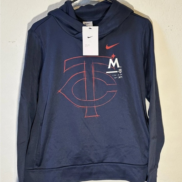 Nike Women’s Large Minnesota Twins Fleece Hoodie NWT - Picture 1 of 4